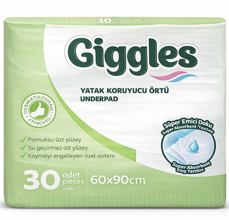 Пелюшки поглинаючі Giggles 60х90